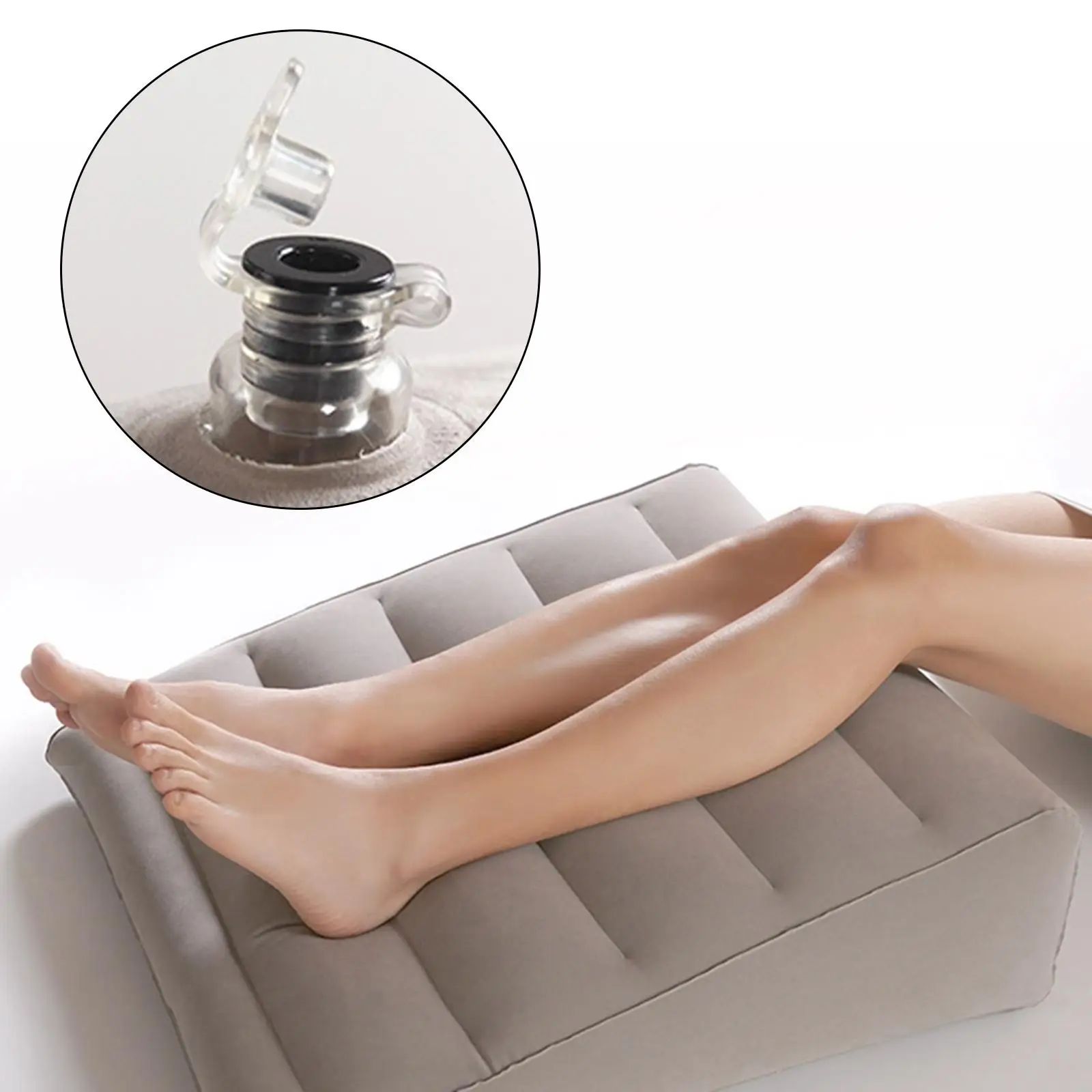 Blow up Wedge Pillow Head, Shoulder, Back, Leg Support Support for Home 2