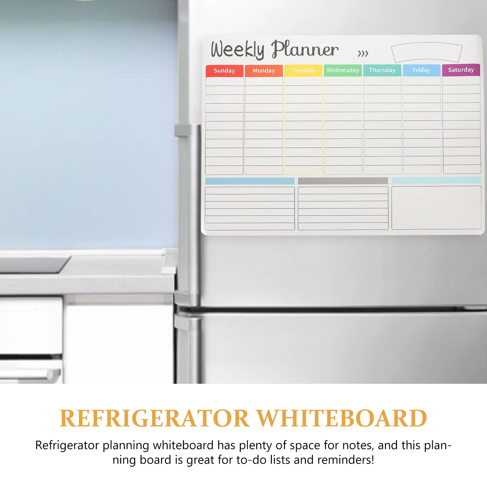 Monthly Whiteboard Calendar Fridge Dry Erase Board Kitchen Planner Desk Calendar Message Board Schedule Planning