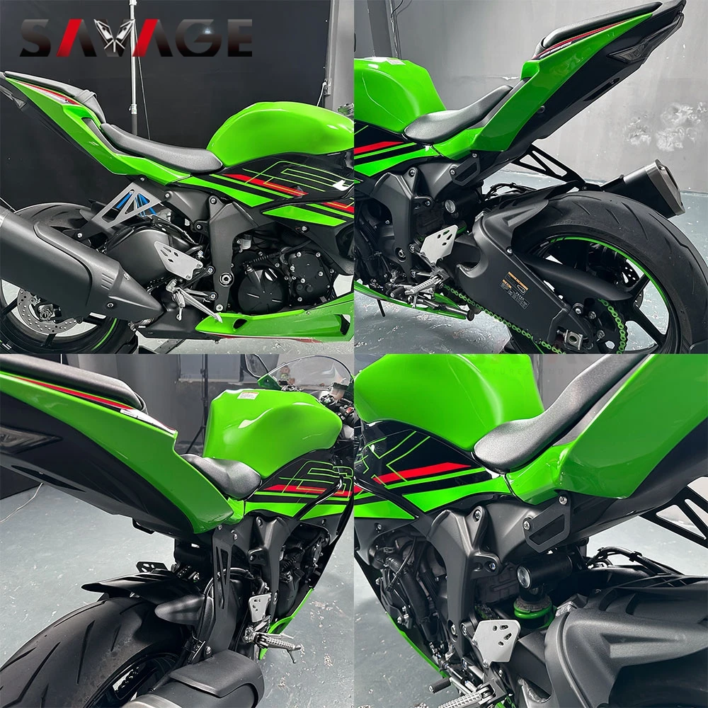 2025 ZX-6R ZX 6R Footpeg Blanking Plate For Kawasaki Ninja ZX6R