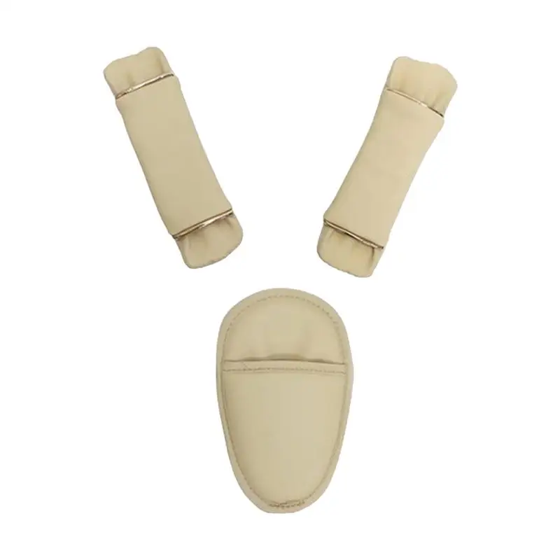 Kid Car Seat Strap Cover Set Shoulder Pads Soft Safety Belt Strap Pads With Crotch Pad Cute Seat Belt Cushion For Stroller &