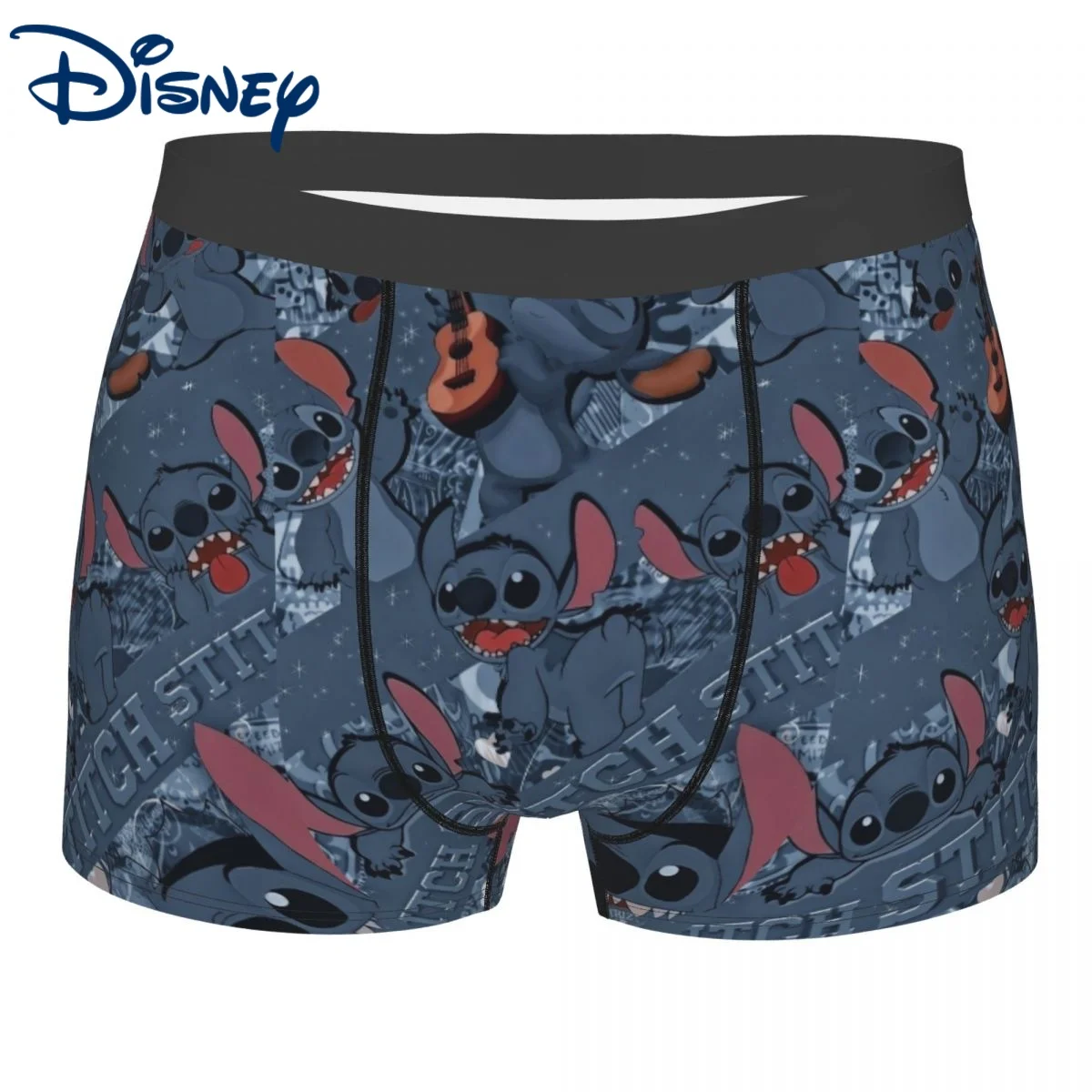 Men Disney Lilo And Stitch Cartoon Underwear Novelty Boxer Shorts ...