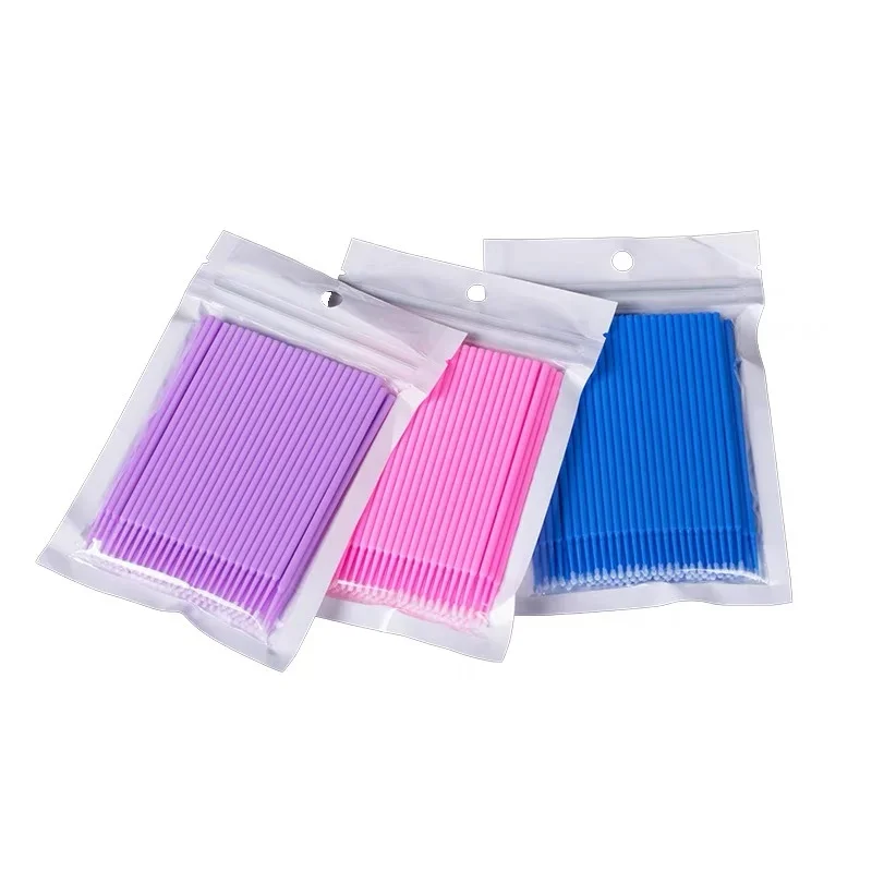 100PCS Touch Up Paint Refinishing Micro Brush Nano Modified Cleaning and Maintenance Cotton Swabs Car Accessories