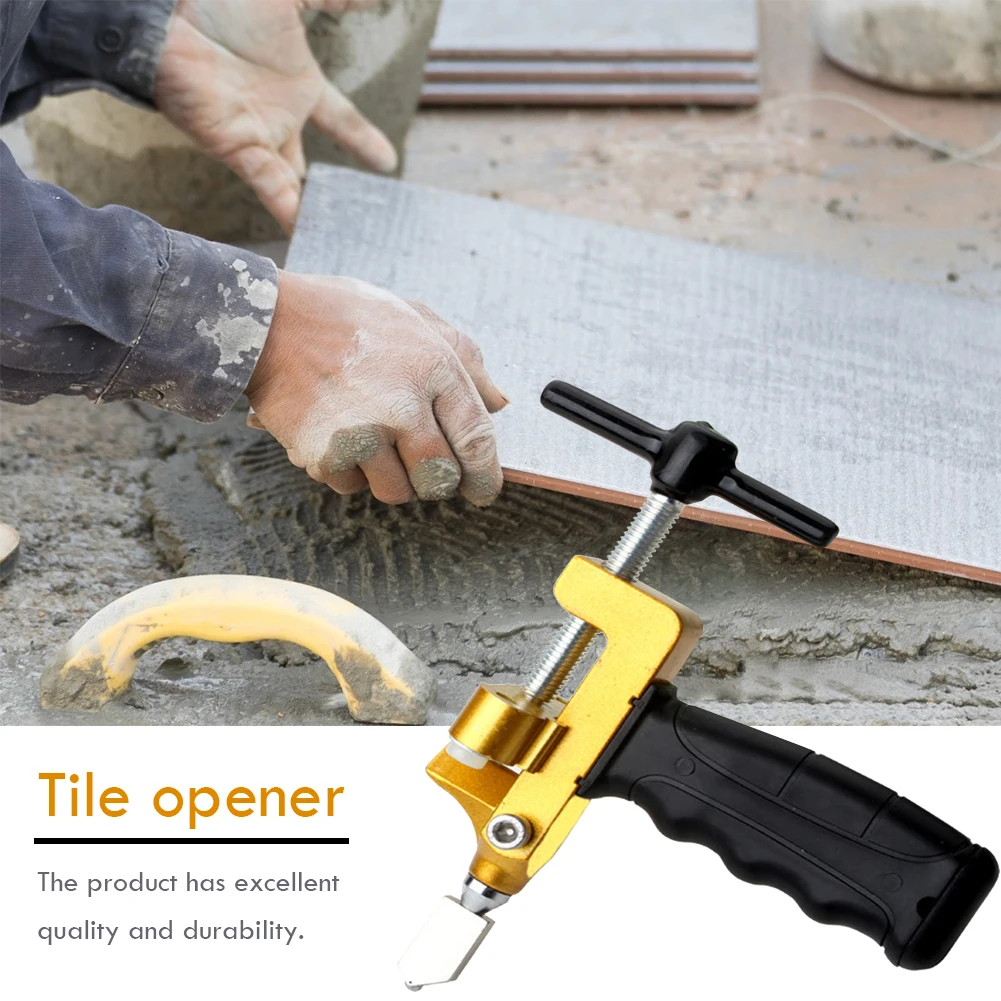 2 in 1 Manual Glass Cutter DIY Ceramic Tile Opener Divider Diamond Cutting Hand Tool High-Strength Cutting Wheel Knife Tools glass cutter tile glass cutter tile cutting tool