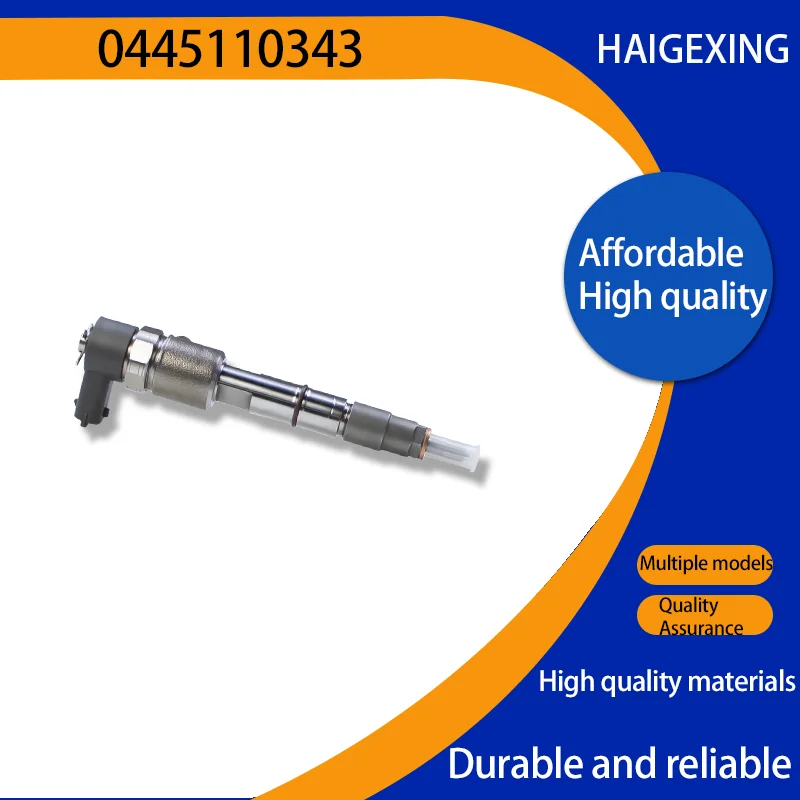 

Injector 0445110343 High Pressure Common Rail Diesel Electric Injection For Jiangling Baodian Four Cylinders