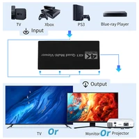 4K HDMI Multiviewer HDMI Quad Multi-Viewer with HDMI Seamless Switch 1080P 4 in 1 out HDMI Multi Viewer Seamless Switcher Hub - Image 2
