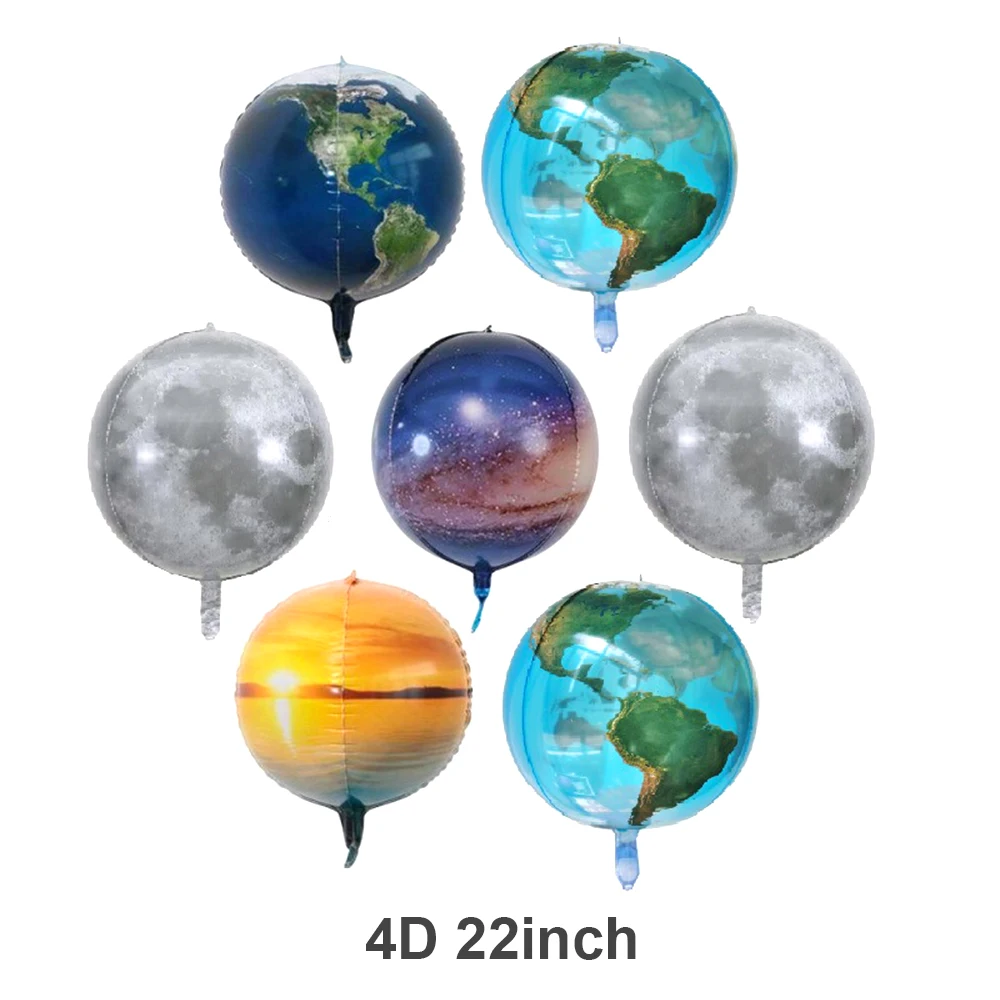 Raumfahrer-Geburtstagsbanner, Planetengirlande, Wirbel, hängende Dekoration, Luft- und Raumfahrt-Kuchenaufsatz, Astronauten-Ballon, Weltraum-Partygeschenk – Detail 14