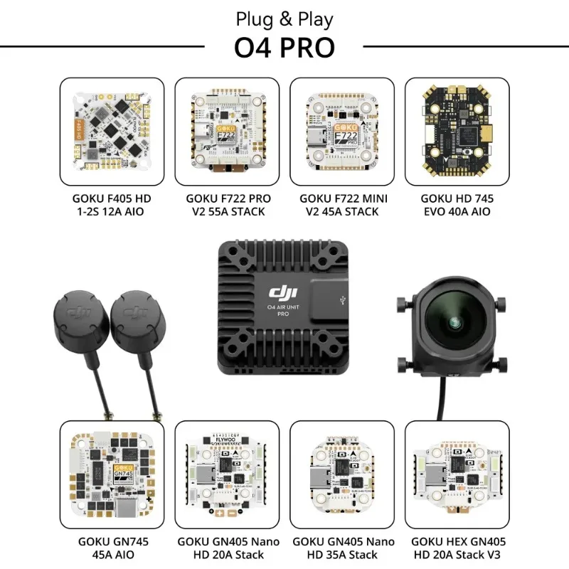 FLYWOO GOKU F722PRO Contrôleur de Vol F7 30.5mm pour Drone FPV