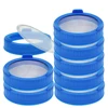 86mm Wide Mouth Sprouting Jar Filter cap Stainless Steel Screen Seed Germination Tray Kit for Peas Bean Sprouts Seedling Growth