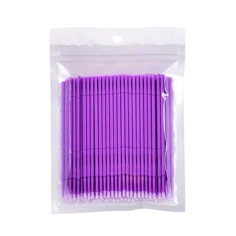 100PCS Touch Up Paint Refinishing Micro Brush Nano Modified Cleaning and Maintenance Cotton Swabs Car Accessories