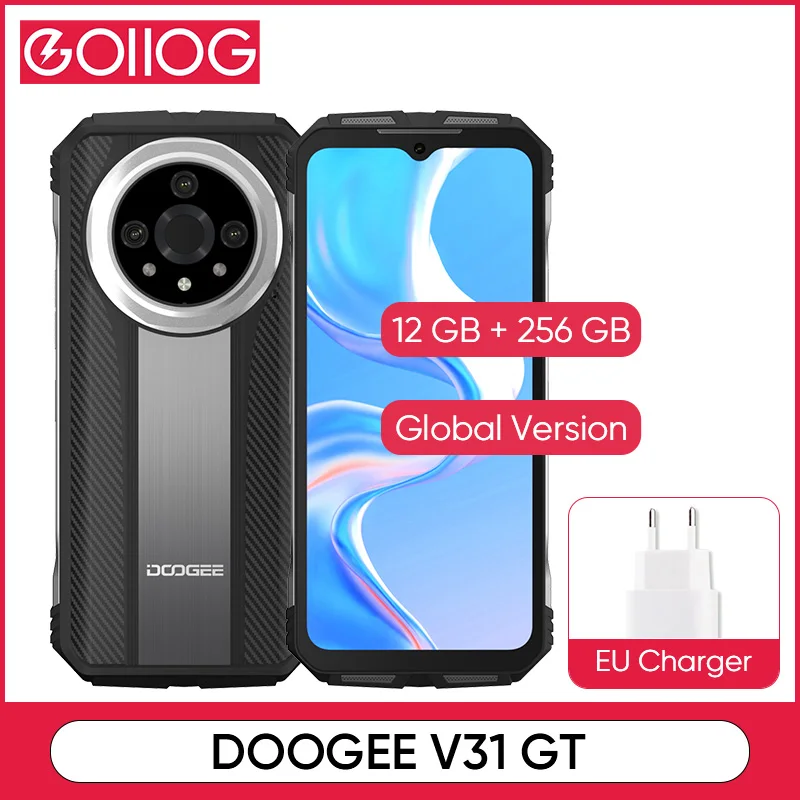 

Глобальная версия DOOGEE V31 GT тепловизионная камера смартфон с затемнением 1080 Octa Core 10800 мАч большая батарея 66 Вт Быстрая зарядка