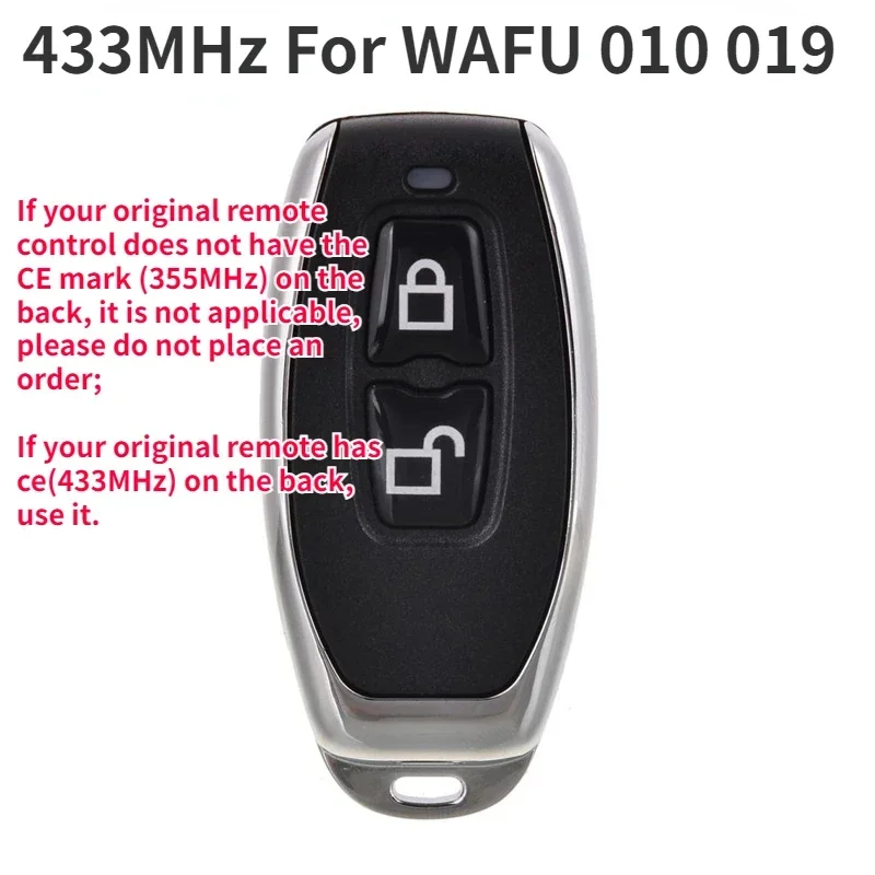 433MHz Remote Controller Door Lock Remote Control Key 1pcs For WF-010 WF-019 WF-011A Invisible Door Lock