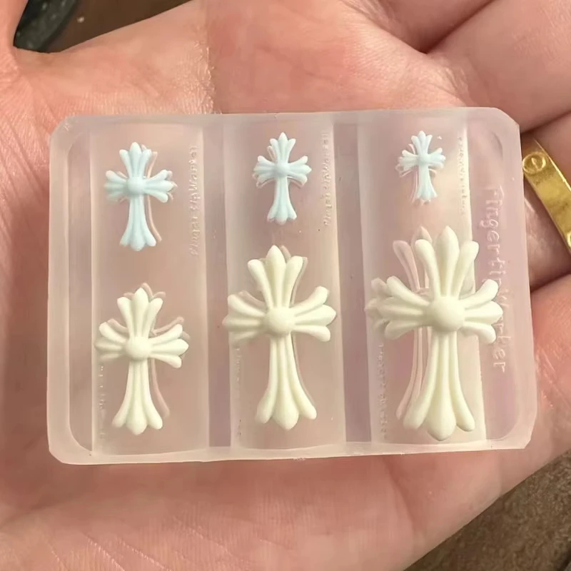 실리콘 네일 몰드 재사용 가능 네일 아트 스탬핑 조각 템플릿 스텐실 DIY 네일 부품 장식 매니큐어 도구