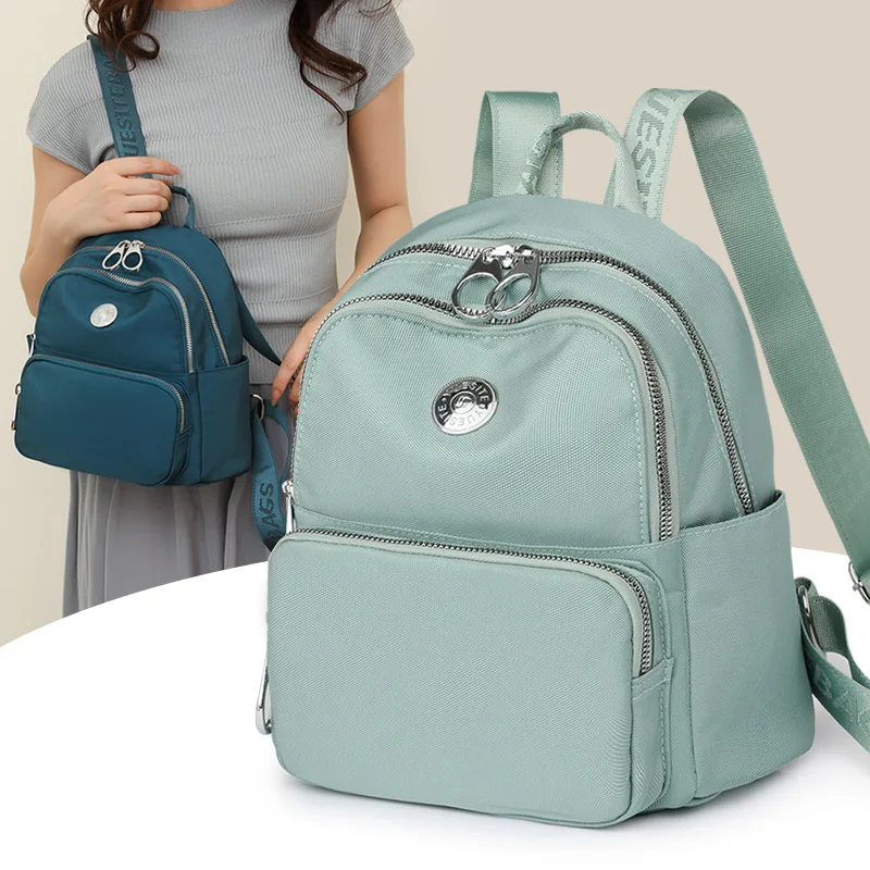 Women Waterproof Nylon Small Travel Backpacks Fashion School Bags for Teenage Girls Female Daypack Mini Shoulder Rucksack 3