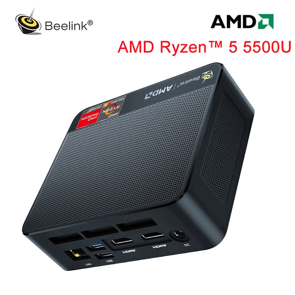 BeelinkSER5AMDRyzen55500UMINIPCWindows11Pro16GB500GBSSD