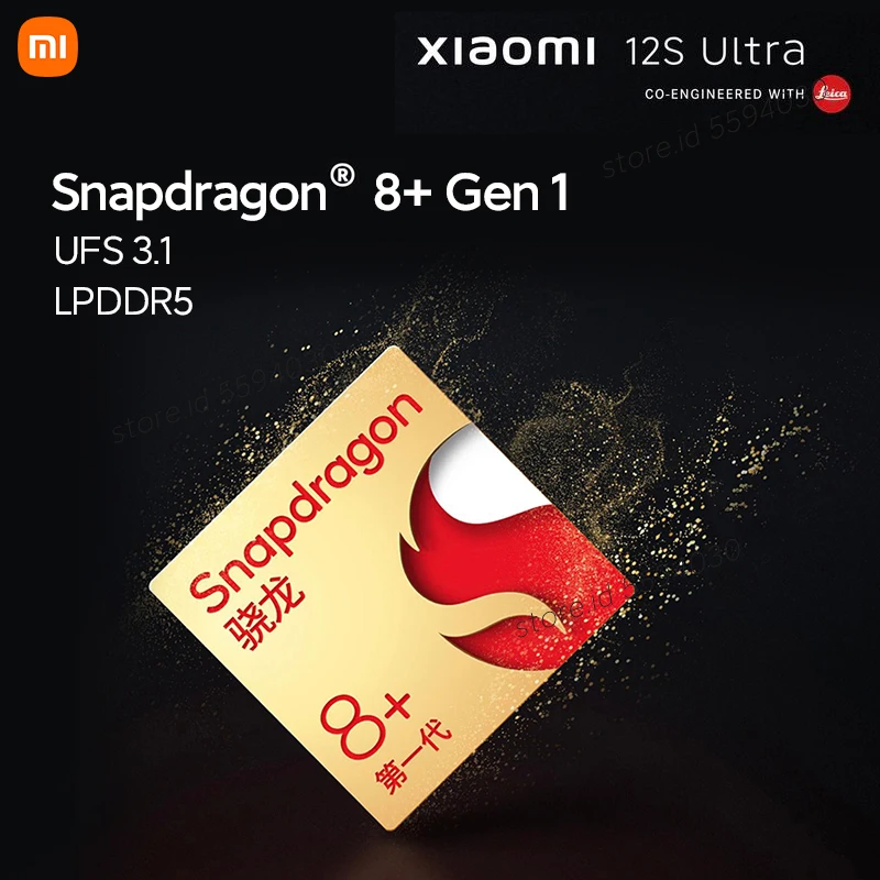 Original Xiaomi 12S Ultra Snapdragon 8+ Plus 50MP IMX989 67W Fast Charger  120Hz WQHD+ Display 4860mAh Battery