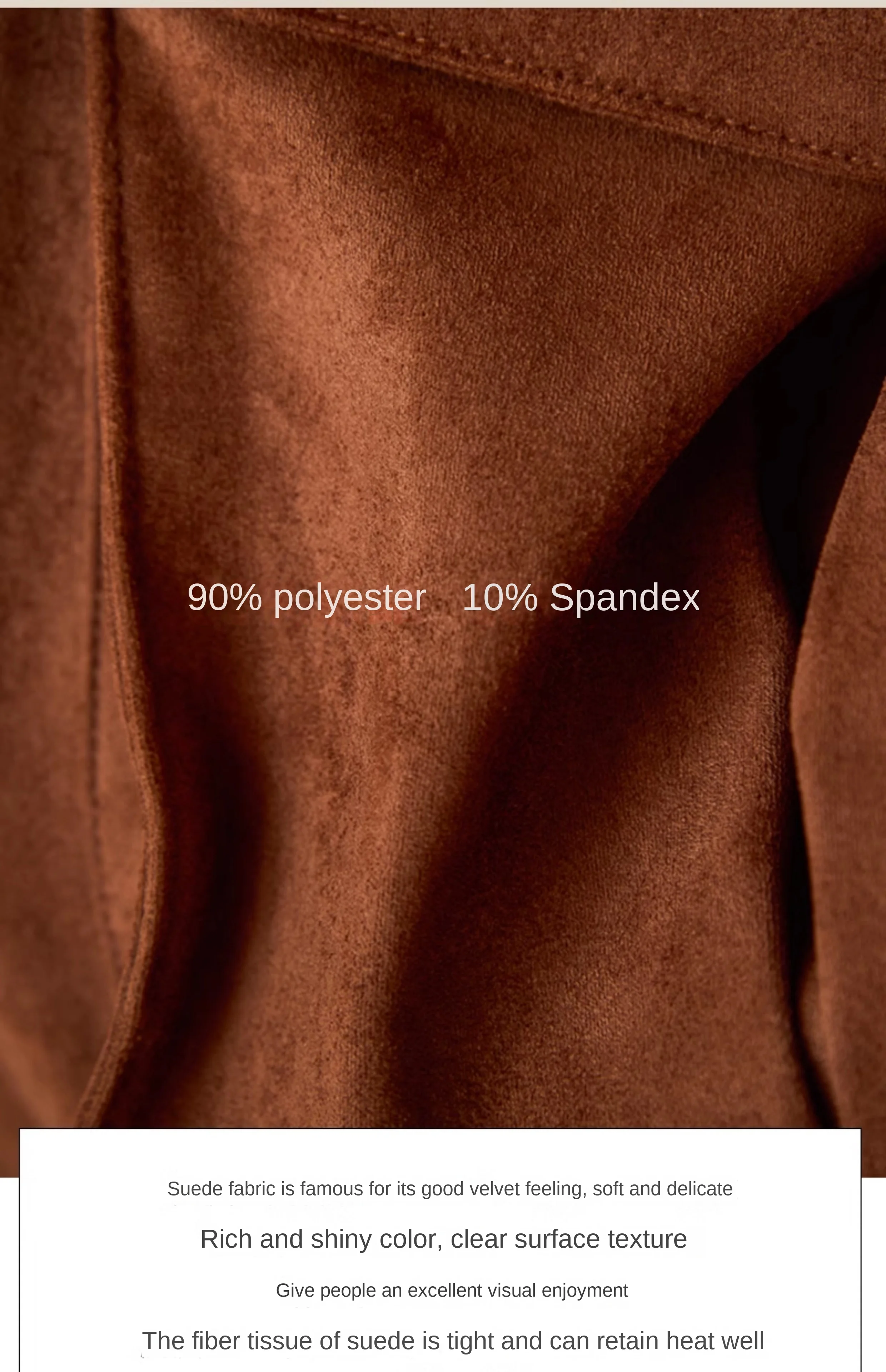 Gentry High-Style Wildleder-Jagdjacke, Gürtel, mehrere Taschen, warme, schmal geschnittene Freizeitjacke für Herren – Detail 4