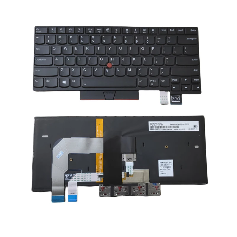 

New Original English Backlit keyboard for Lenovo Thinkpad T470 T480 A475 A485 01AX569 01AX487 01AX528 01HX419 US