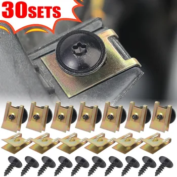 For VW Audi A1 A3 A4 A5 Q5 Q7 TT SEAT Car Engine Cover Undertray Splash Guards Wheel Arch Torx Screw Retainer Auto Fastener Clip 1