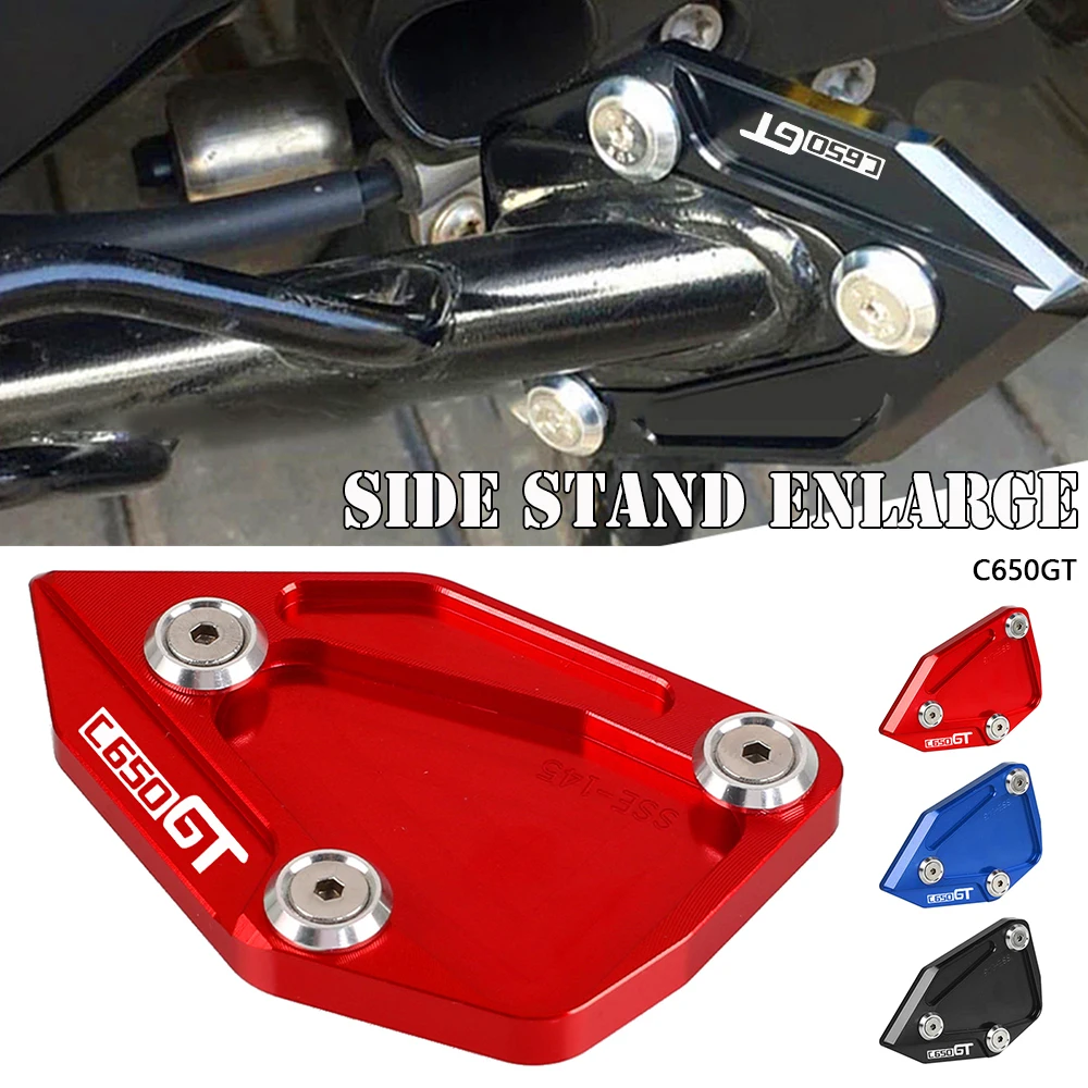 

For BMW C650GT 2012 2013 2014 2015 2016 2017-2022 Motorcycles Side Stand Enlarger Extension Plate Enlarge the foot support base