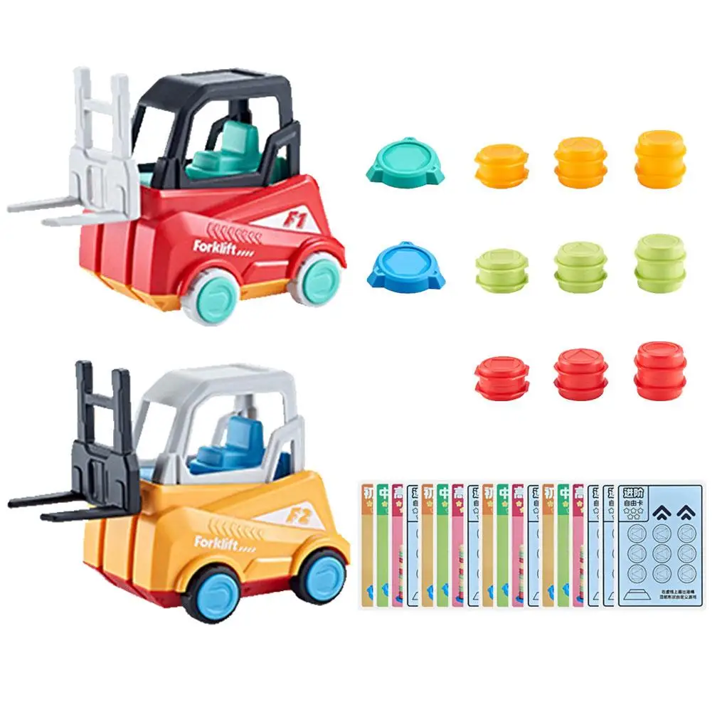 Early Educational Parent-Child Matching Toy - Crazy Forklift Interactive Games Training Ability Respond Toys