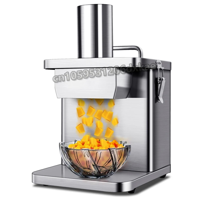 Multifunctional Vegetable Cutter Fruit and Vegetable Slicer Commercial Household Carrot Potato Onion Granular Dicer Machine 250W