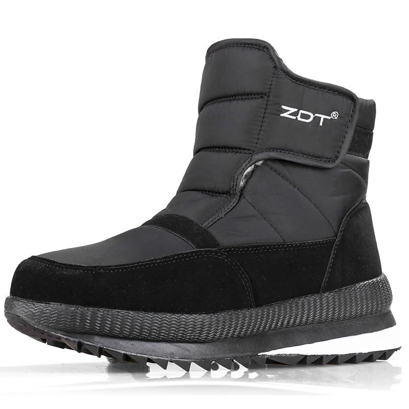 Winter Boots Men Shoes Large Size Waterproof Snow Boots Thickened Cotton Ankle For Women Shoes Non-slip Warm Fur Men Boot