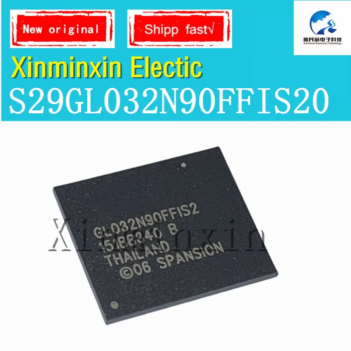 

2PCS/LOT S29GL032N90FFIS20 FBGA-64 IC Chip 100% New Original