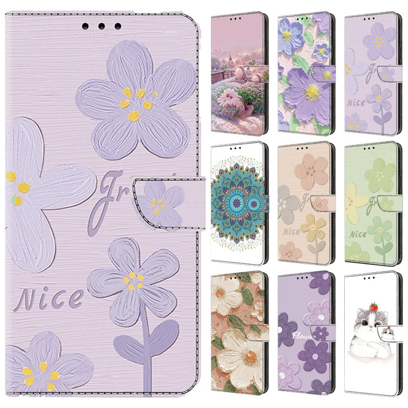 3D Magnetic Wallet Flip Leather Phone Case
