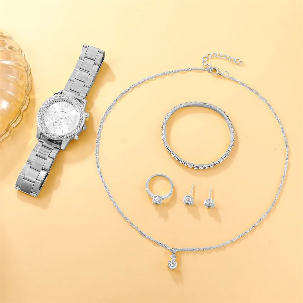 6PCS Silver Set