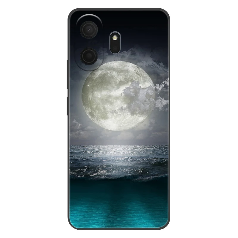 Luxury Silicone Space Painted Soft Bumper Phone Cover TPU