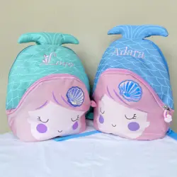 Embroidery Cute Kids Toddler Backpack Girls Custom Name Small Cartoon School Bookbags Age 1-4 Daycare Nursary Travel Bags