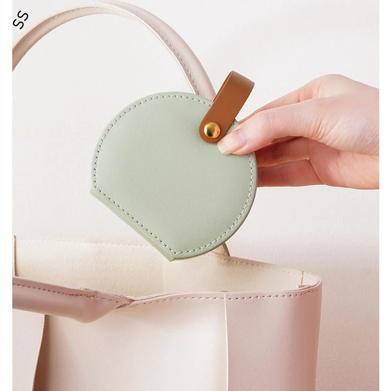 Small Portable Travel Jewelry Storage Boxes Candy Color Round Earring Necklace Carrying Case Ring Organizer Anti-collision