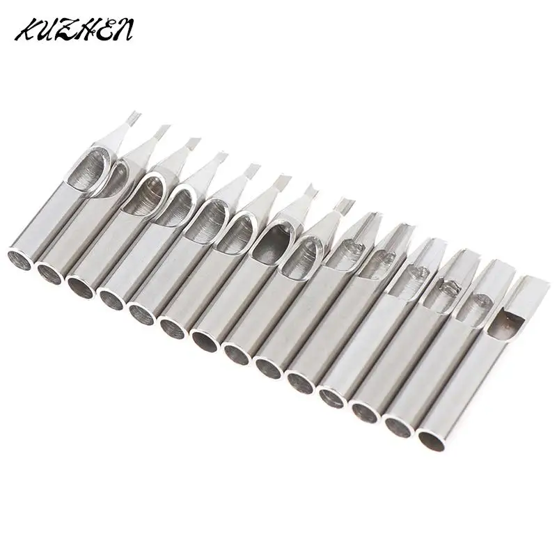Tattoo Nozzle Tips 1PC 304 Stainless Steel Tattoo Tips Kit Diamond Tip For Needles Permanent Makeup tattoo microblading needles disposable tattoo tips