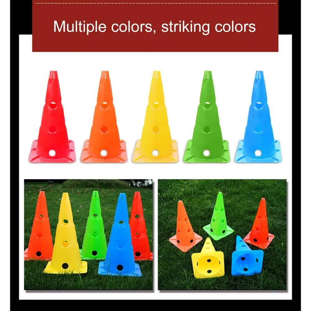 Cone de Treinamento de Futebol Resistente e Durável com Design Bucket ...