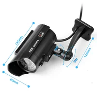 ALARMEST fausse caméra Solart factice étanche sécurité CCTV caméra de Surveillance avec lumière Led rouge clignotante extérieure intérieure 4