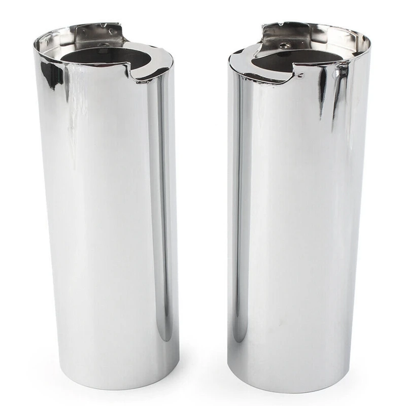 

2 Inch Smooth Fork Tube Slider Covers Cowbells For Electra Tri Glide FLHX