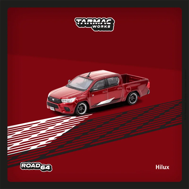 

Tarmac работает 1:64 Hilux красная литой коллекция моделей автомобилей
