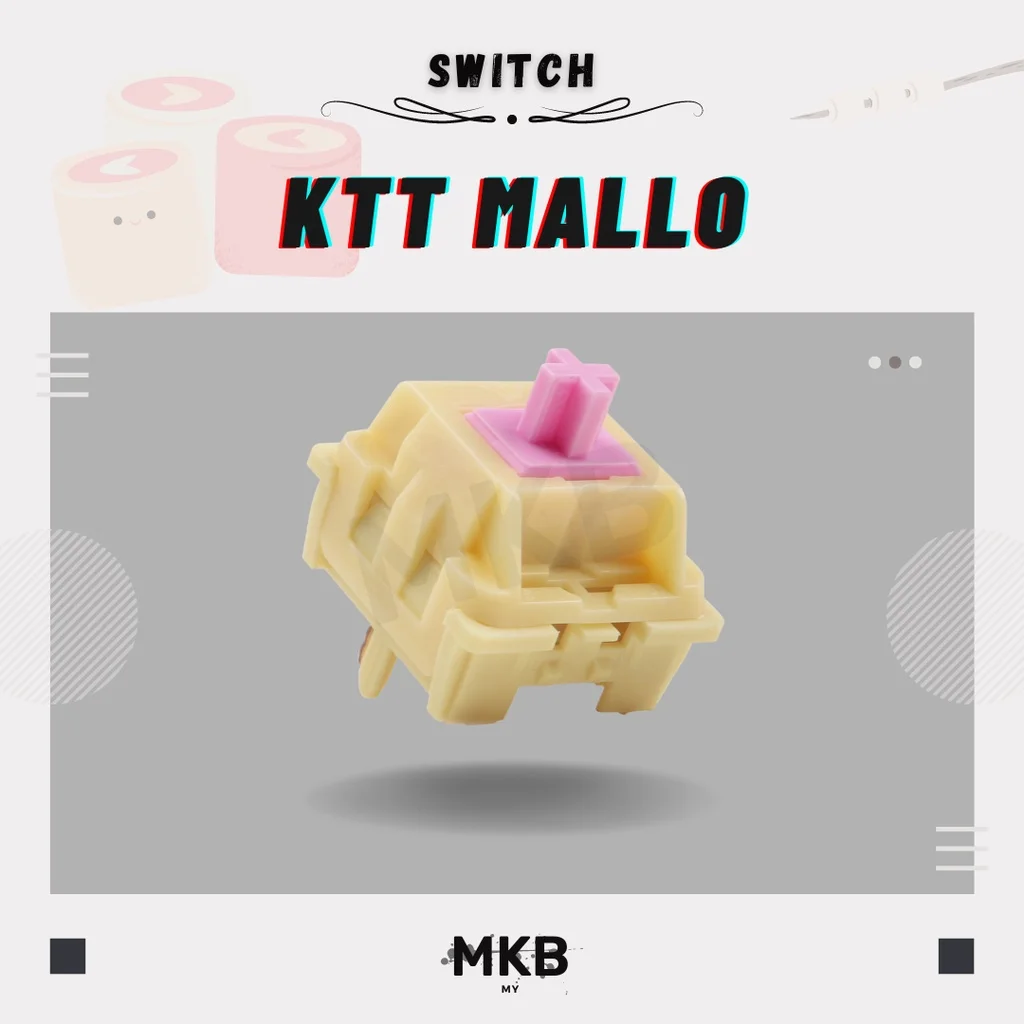 KTT Mallo 촉각 스위치 스위치, 기계식 또는 게임용 키보드용 KTT Mallo 55g, 68g