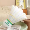55x47cm White Plush Shuttlecock Pillow Stuffed Badminton Sport Ball Equipment Cushion Back Support Plushie Peluche Gift 5