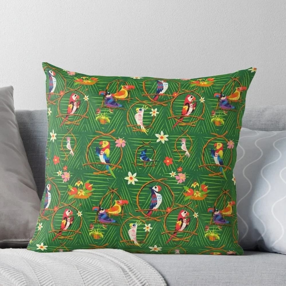 

Enchanted Tiki Room Throw Pillow Cushion Covers For Living Room Sofa Cushions Covers Christmas Pillowcase