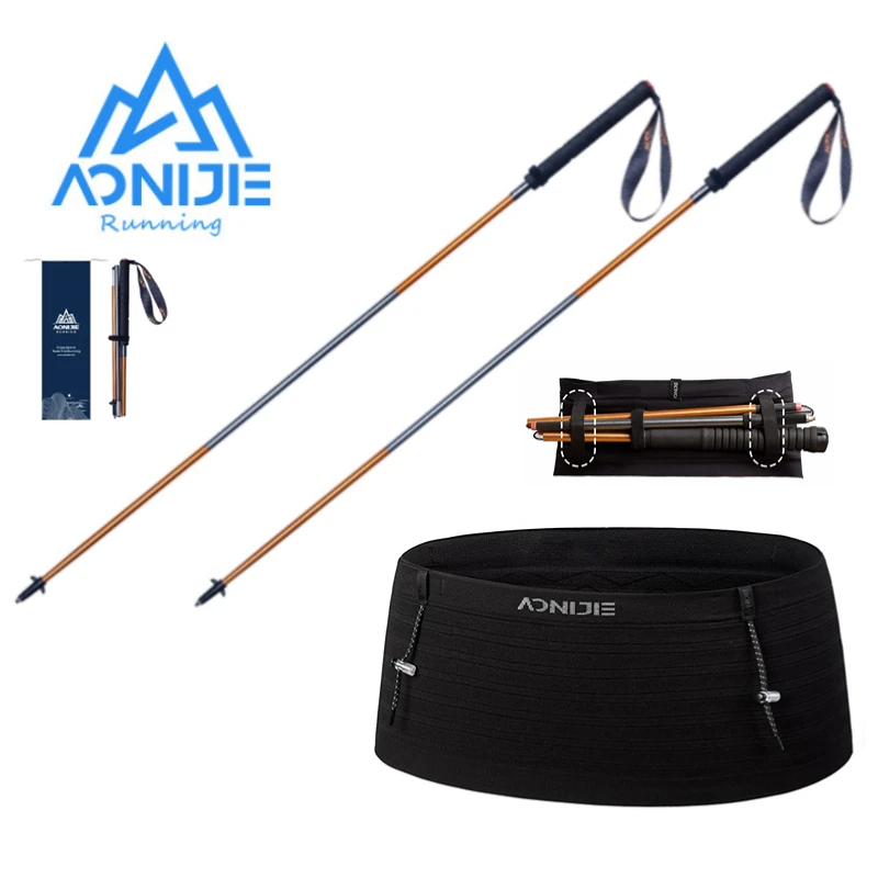 

AONIJIE W8116 E4201 New Woven Elastic Sports Waist Pack Running Race Number Belt For Triathlon Marathon Cycling Mountaineering