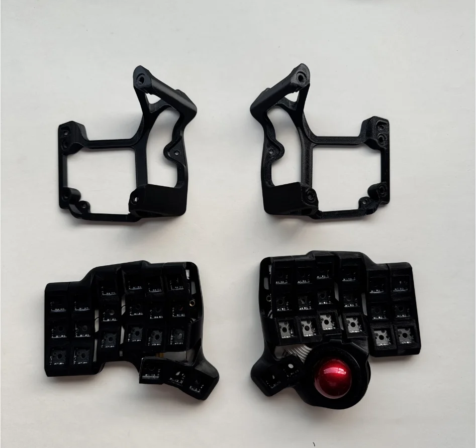 Charybdis-人間工学に基づいたメカニカルキーボード,湾曲したトラック