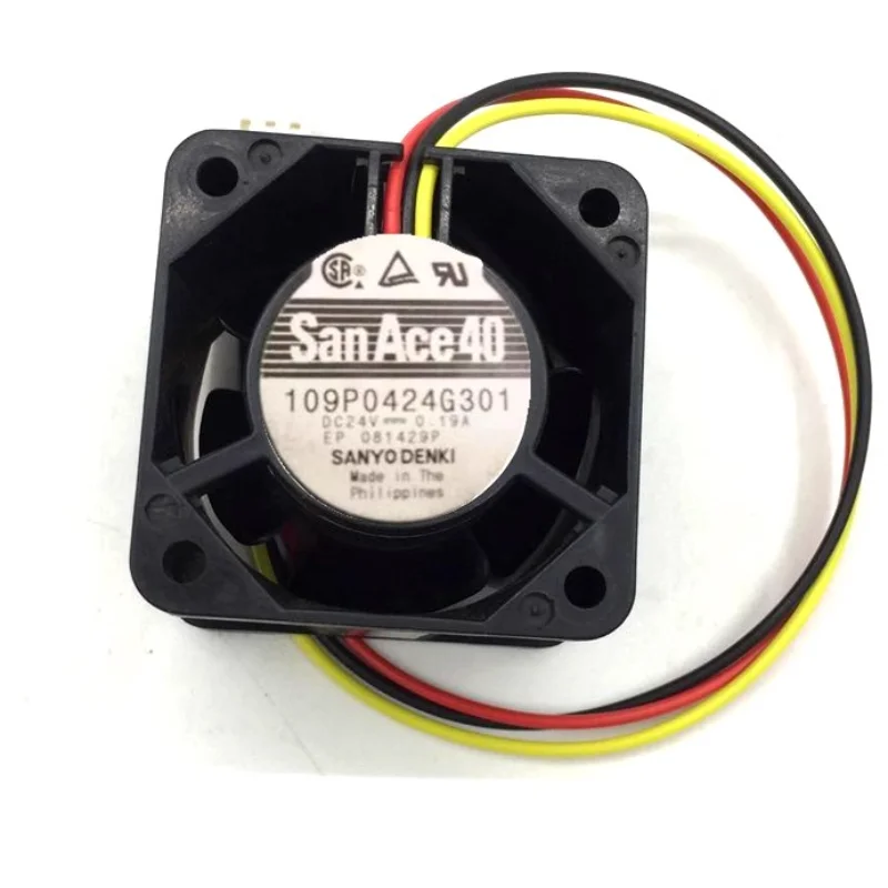 

Оригинальный вентилятор для процессора Sanyo 109P0424G301 24В 0.19A, Частотный преобразователь, охлаждающий вентилятор 40x40x28 мм