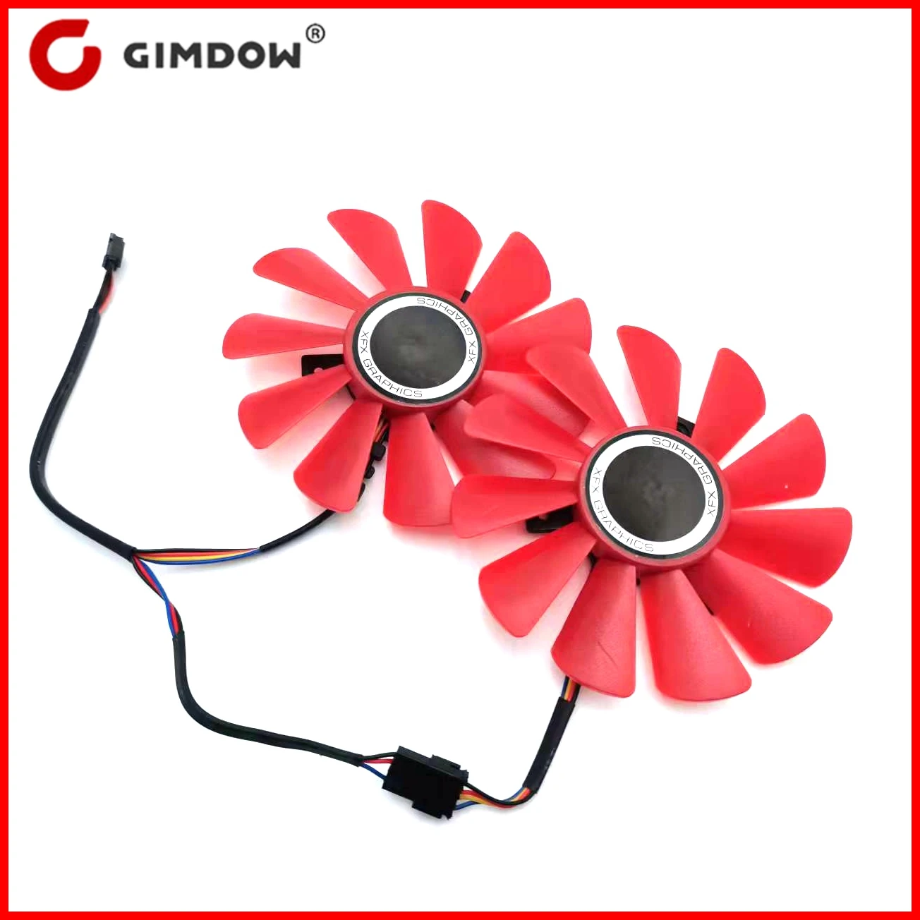 

FDC10U12S9-C 4pin 85 мм 2 шт./лот для XFX RX-570-RS RX480 RX470 RX574 RX578 вентилятор графической карты