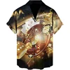 Men's 2024 Casual 3D Shirts Playing Card Printed Fun Shirts Street men's Summer Short Sleeved Clothing Men's Outdoor Clothing 4