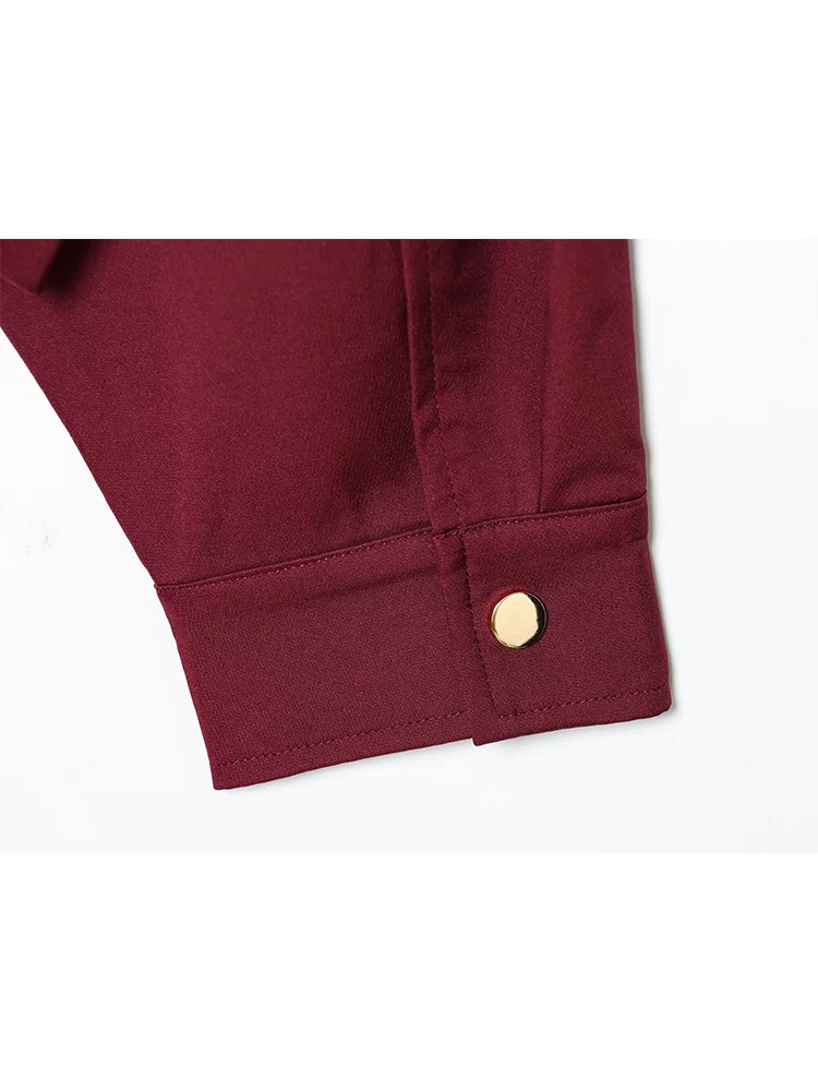 Women Elegant Coat Long Sleeve Zip Up Bomber Jacket Fashion Woman Casual Solid Office Lady Pleated Loose Outerwear Spring New