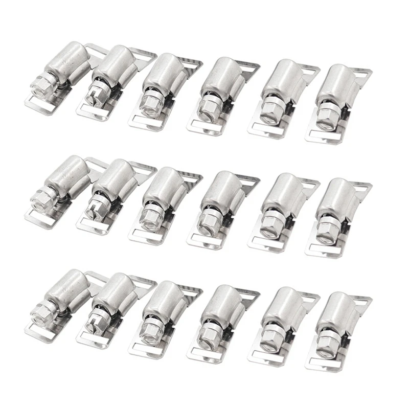 Stainless Steel Worm Clamp Fasteners 304 Clamps Head Buckle For Adjustable Pipe Hose Clamp