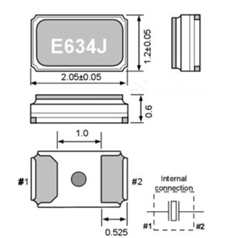 10pcs 32.768KHZ 32.768K FC-12M Passive Crystal Oscillator SMD 2012 2.0*1.2MM 32768 Quartz Crystal Resonator