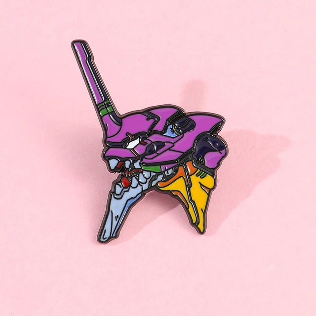 Berserk First Machine EVA-01 Brooch Anime Badge Fashion Enamel Pin 