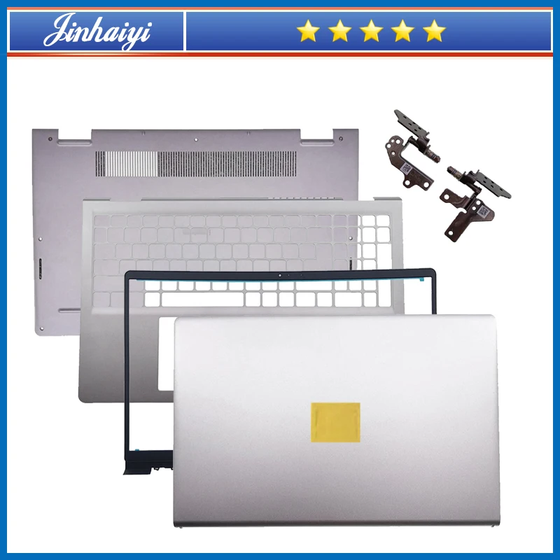

Silver For Dell Inspiron 3510 3511 3515 3520 3521 3525 Screen back shell lower cover frame border palm rest bottom shell hinge